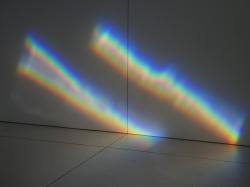 Pair of prism rainbows at MONA